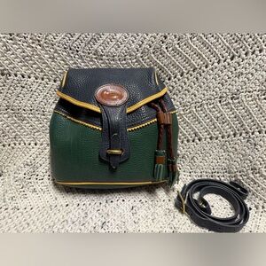 Vintage Dooney and Bourke Teton Drawstring Saddle Bag